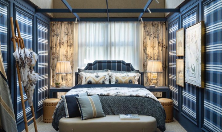 Um quarto com a cara do outono