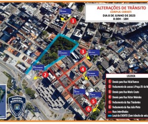Trânsito será alterado para procissão desta quinta-feira