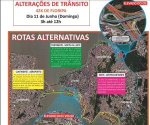 Trânsito muda com a Maratona deste domingo (11)