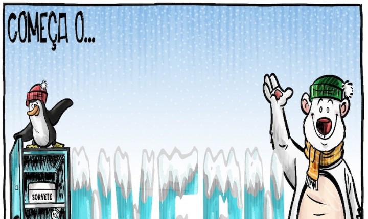 Estreamos hoje uma tirinha de humor