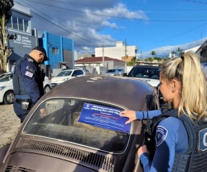Guarda Municipal faz varredura em carros abandonados na Capital