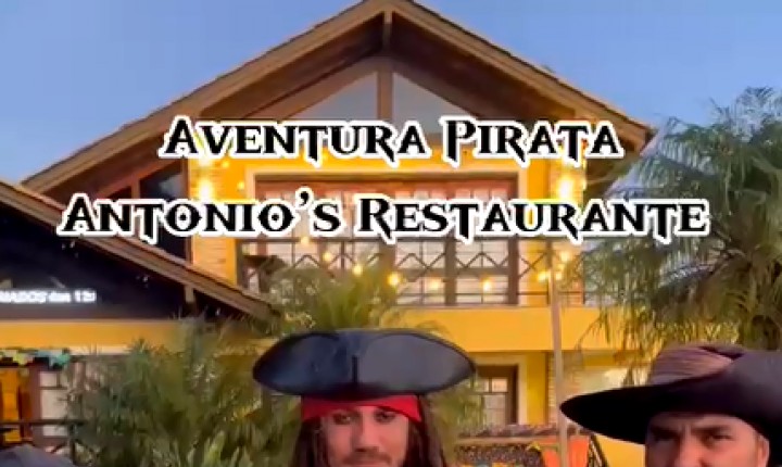 Aventura Pirata no Antonio`s será nesta sexta, 21