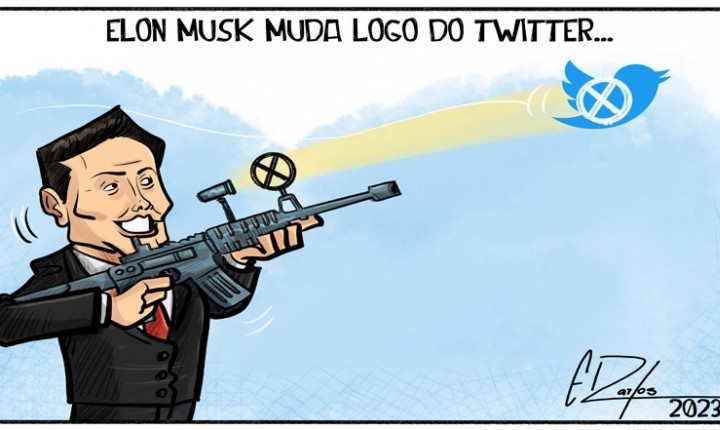 A mudança do logo do Twitter vista pelo Ed Carlos