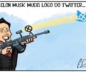 A mudança do logo do Twitter vista pelo Ed Carlos