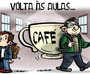 A volta às aulas vista pelo Ed Carlos 