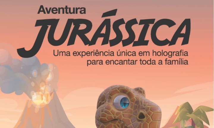  Uma aventura jurássica em holografia no coração da cidade