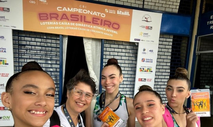 Equipe de Ginástica Rítmica de Floripa se destaca em campeonato brasileiro