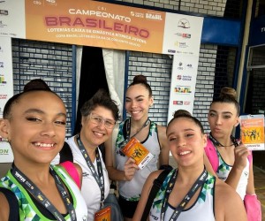 Equipe de Ginástica Rítmica de Floripa se destaca em campeonato brasileiro