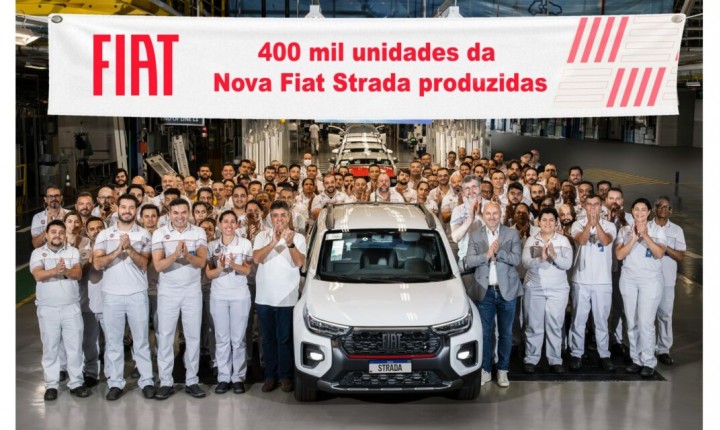 Líder no ano, nova Strada atinge produção de 400 mil unidades