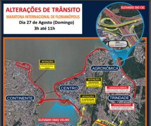 Trânsito na Capital será o mais alterado neste domingo, 26