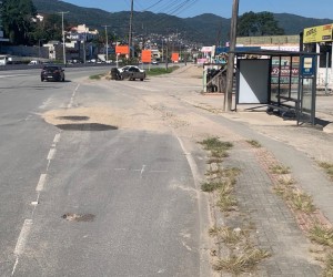 Vias estão ao acaso na Capital