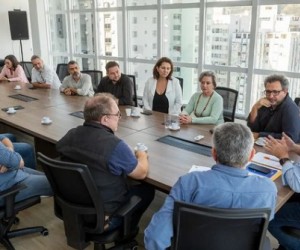 Arquitetos reúnem-se com Topázio Neto para falar sobre patrimônio histórico, Plano Diretor e saneamento