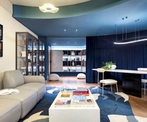 Livraria utiliza o azul para conectar