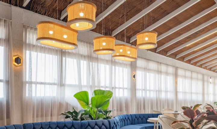 A paisagem que entra no ambiente