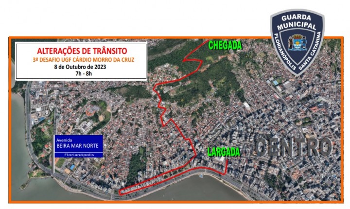 Trânsito será alterado na manhã deste domingo, 08