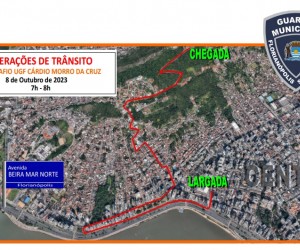 Trânsito será alterado na manhã deste domingo, 08