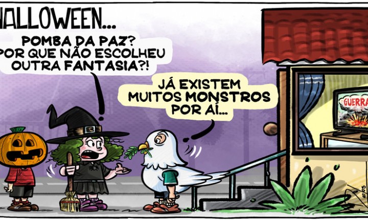 Hoje é Dia das Bruxas - ou Halloween, por Ed Carlos