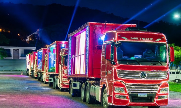 Caravana de Natal da Coca-Cola acontece nesta quarta, 08