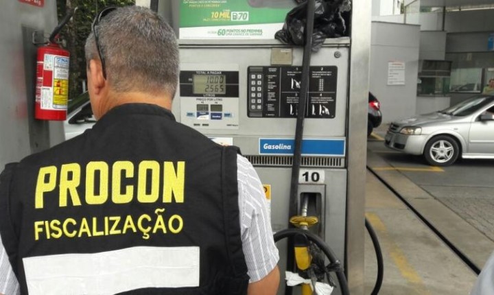 Procon identifica queda no valor da gasolina na Capital