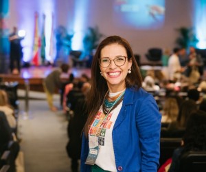 Gisele Batista comenta o Forum Brasil de ODS 2023 realizado na ALESC