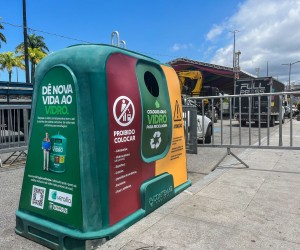 Acessos aos blocos terão PEVs de vidro para estimular descarte