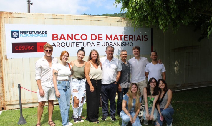 Faculdade CESUSC recebe doação de contêiner da Prefeitura de Florianópolis