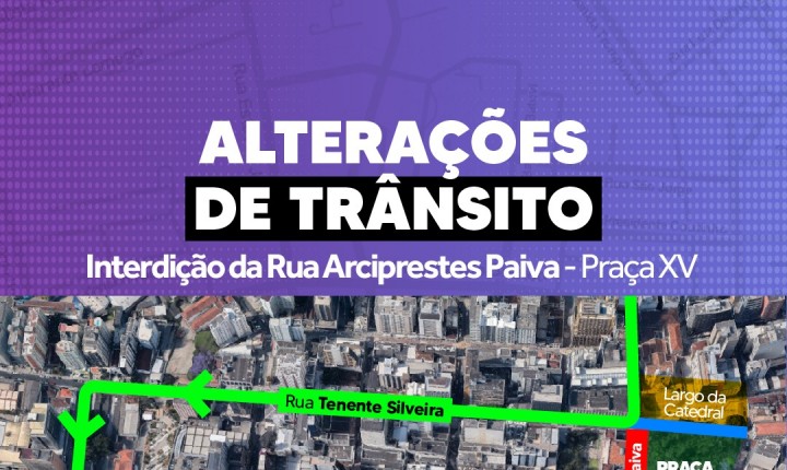 Obras alteram o trânsito no Centro Leste