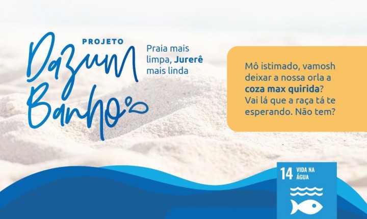Habitasul promove a 1ª ação de limpeza da praia de Jurerê depois do alargamento