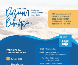 Habitasul promove a 1ª ação de limpeza da praia de Jurerê depois do alargamento