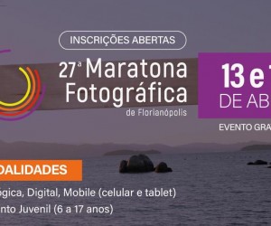 Estão abertas as inscrições da 27ª Maratona Fotográfica