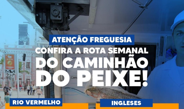 Divulgada a Programação do Caminhão do Peixe desta semana