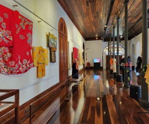 Exposição sobre a cultura japonesa fica até sábado no Palácio Cruz e Souza