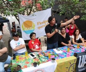 O pré-candidato Marcos José de Abreu - Marquito reuniu simpatizantes no Centro