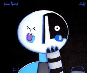 Luciano Martins faz live painting em evento  